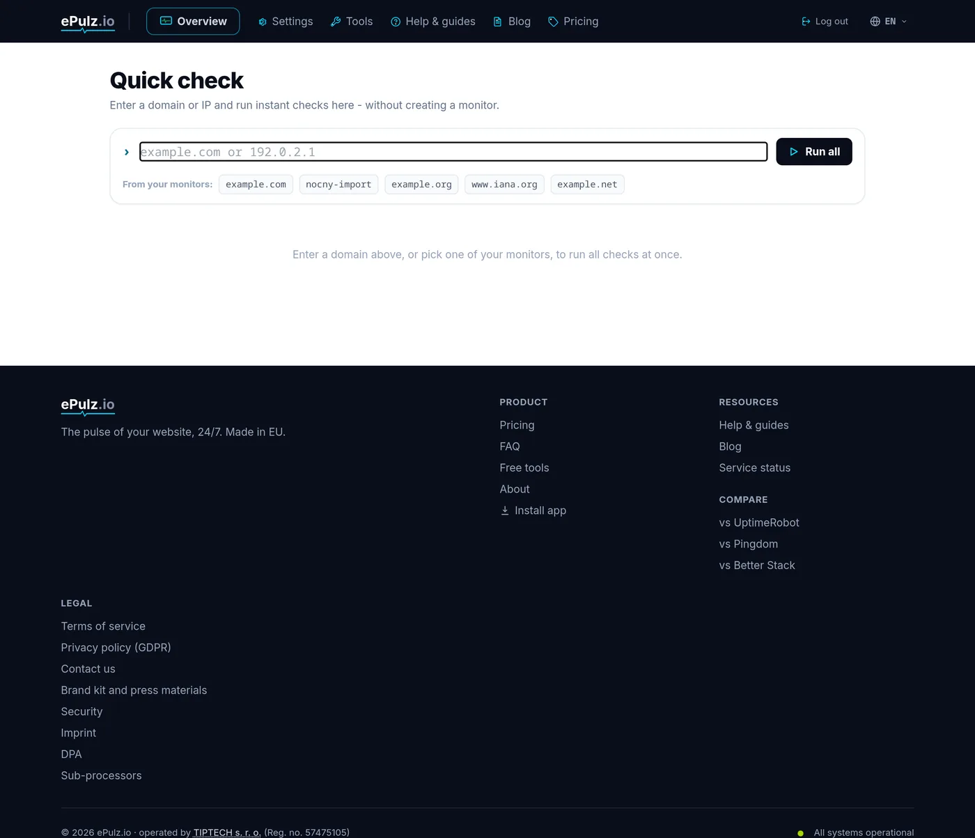 Quick check - several tool cards run at once